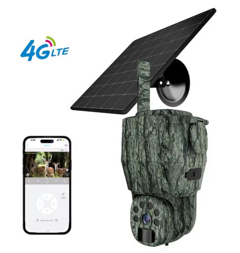 4G MOBILE PTZ TRAIL CAMERA WITH LIVE VIDEO AND INVISIBLE INFRARED