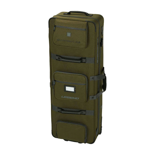 LEGEND DOUBLE SUITCASE WITH WHEELS EVEREST 40 GREEN