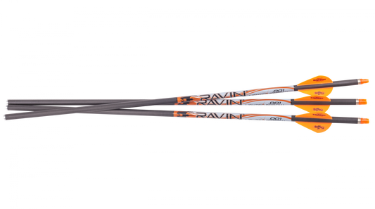 RAVIN LIGHTED BOLTS CARBON MATCH WEIGHT .001" PACK 3