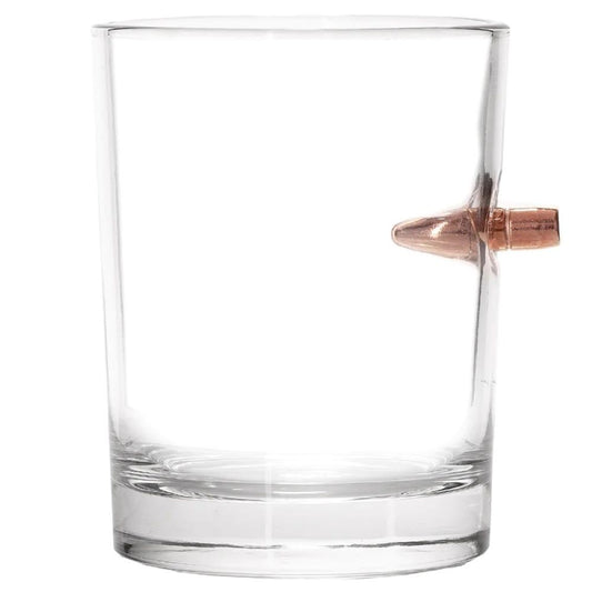 VASO WHISKY CON BALA .308