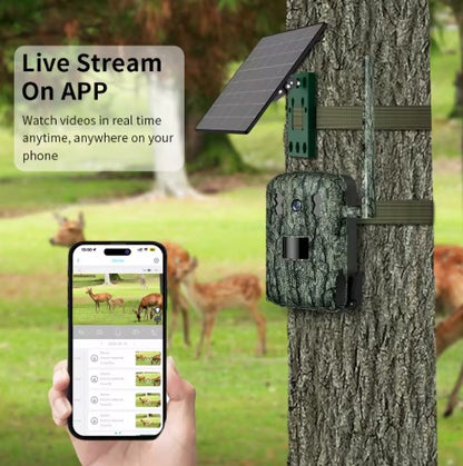 CÁMARA DE FOTOTRAMPEO A8 4G CON VIDEO EN DIRECTO E INFRARROJOS INVISIBLES