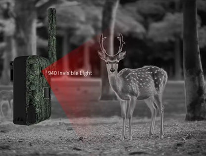 CÁMARA DE FOTOTRAMPEO A8 4G CON VIDEO EN DIRECTO E INFRARROJOS INVISIBLES