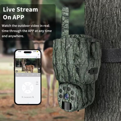 4G MOBILE PTZ TRAIL CAMERA WITH LIVE VIDEO AND INVISIBLE INFRARED