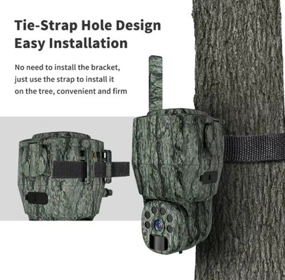 4G MOBILE PTZ TRAIL CAMERA WITH LIVE VIDEO AND INVISIBLE INFRARED